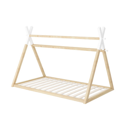 Alessa Teepee King Single Bed Frame White