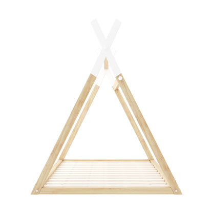 Alessa Teepee King Single Bed Frame White