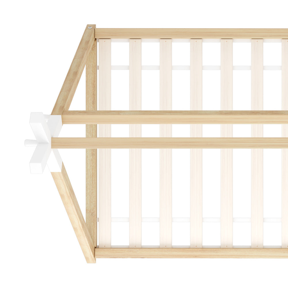 Alessa Teepee King Single Bed Frame White