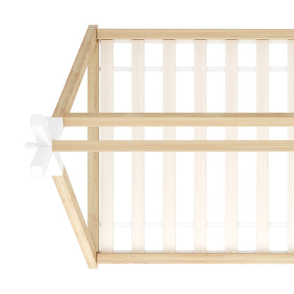 Alessa Teepee King Single Bed Frame White