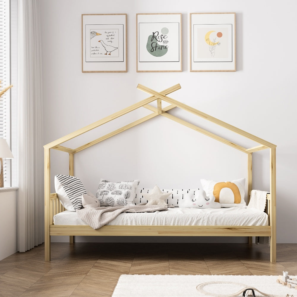 Alec Kids House Bed Frame Single