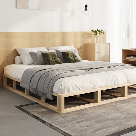 Apato Pinewood Bed Base - King