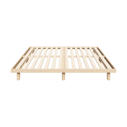 Monty Bed Frame King Single Cream