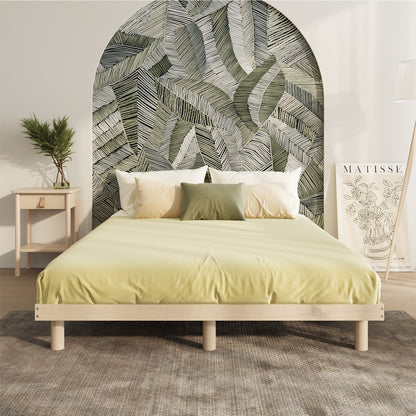 Monty Bed Frame King Single Cream