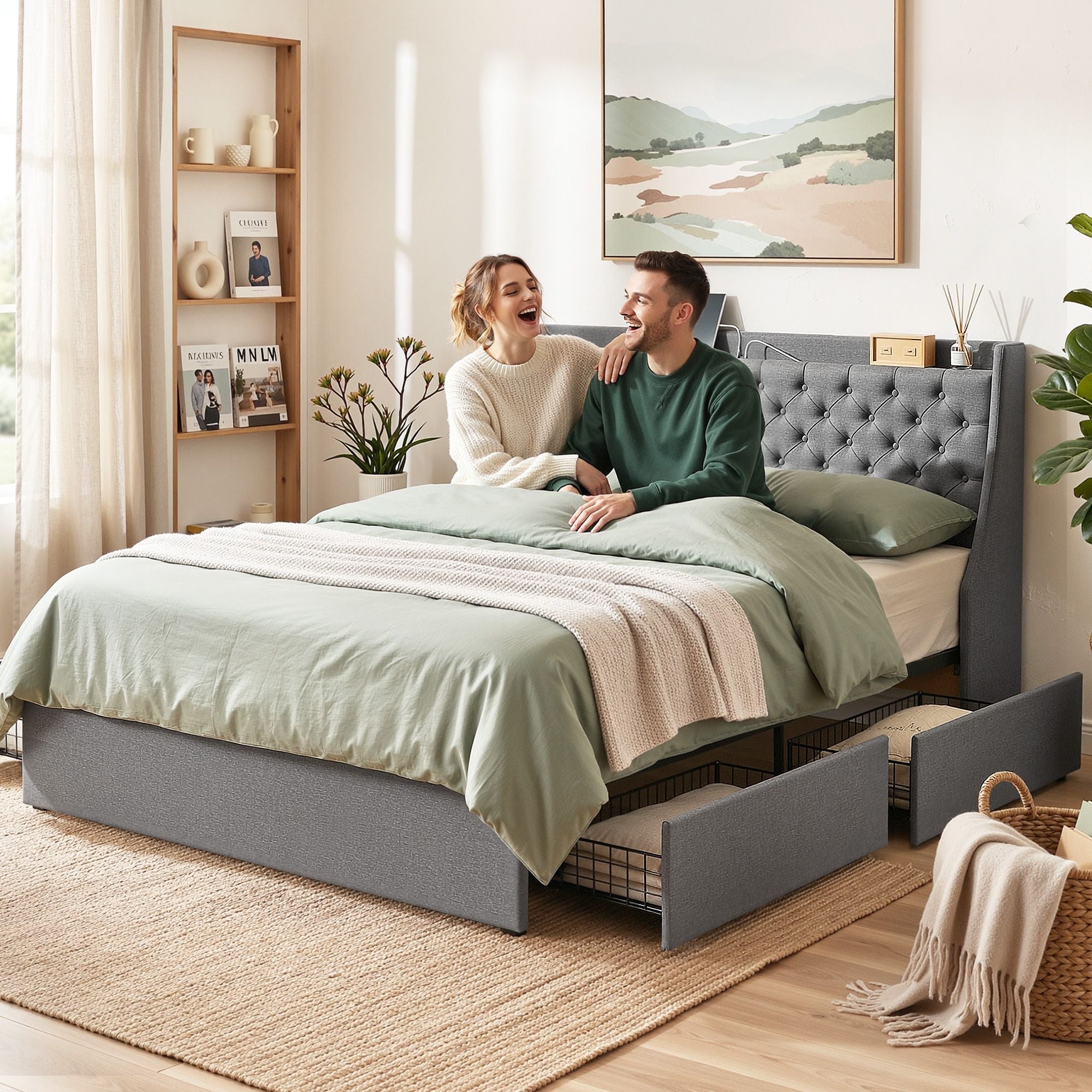 Marcus 4 Drawer Bed Frame King