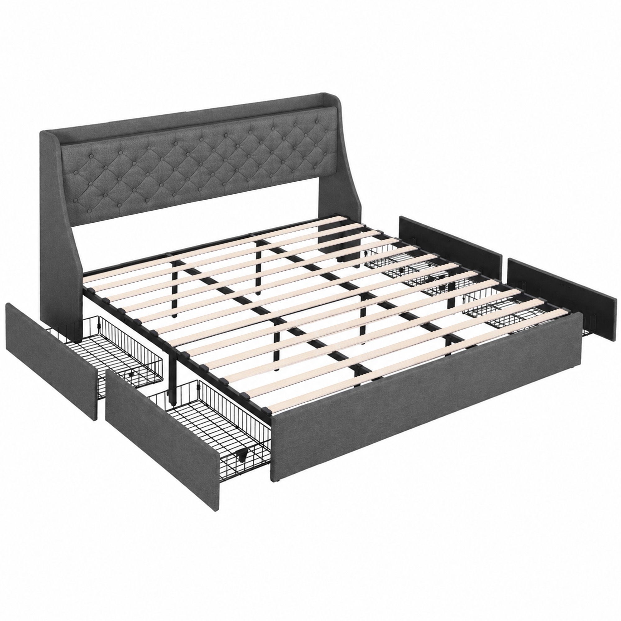 Marcus 4 Drawer Bed Frame King