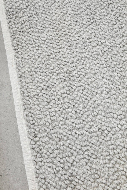 Boucle Grey Rug 320 x 230 CM