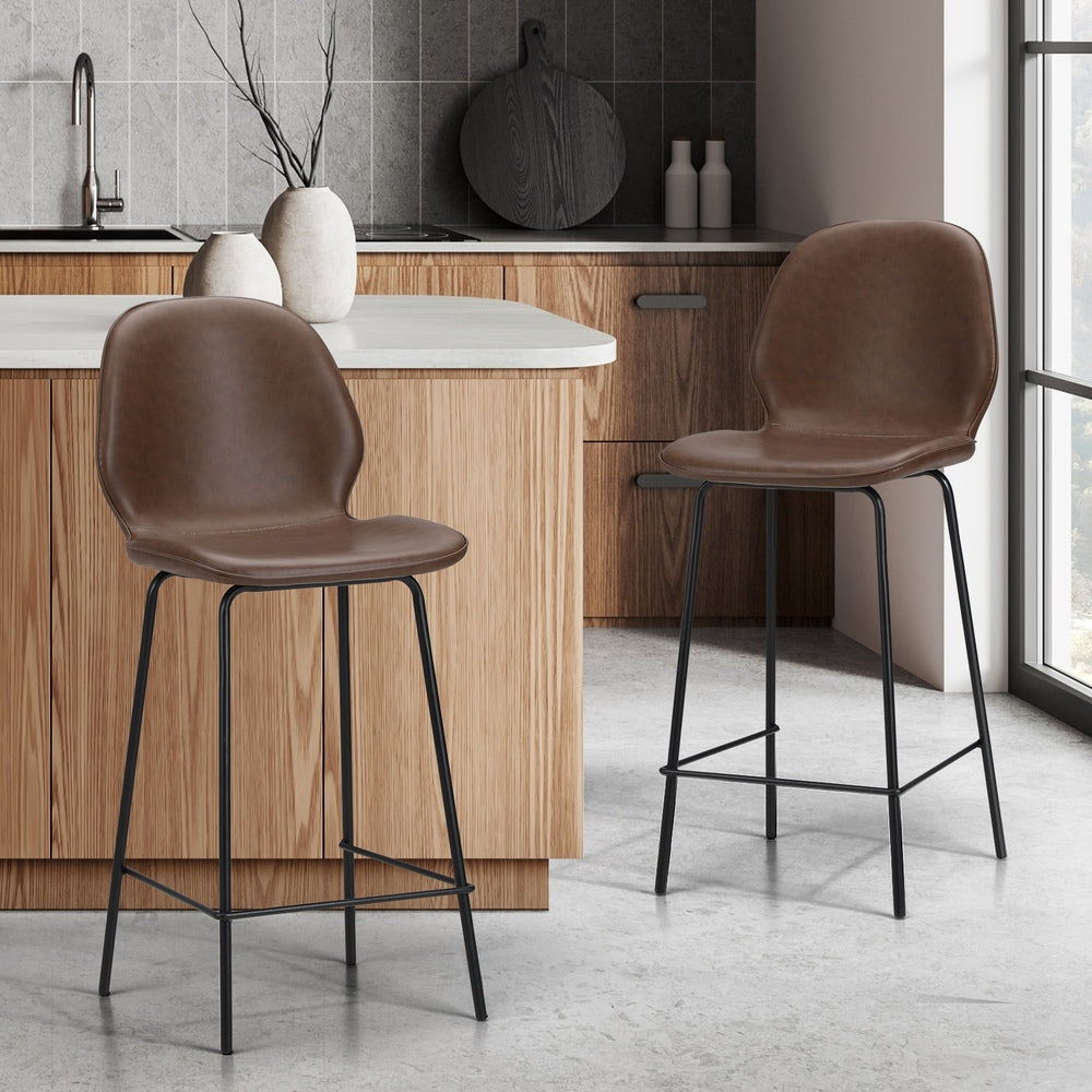 Miyo Faux Leather Bar Stools