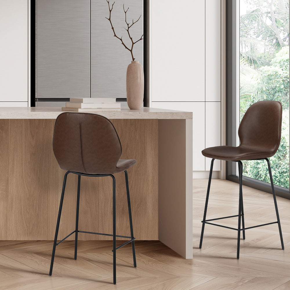 Miyo Faux Leather Bar Stools