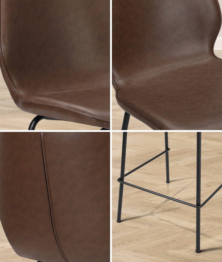 Miyo Faux Leather Bar Stools