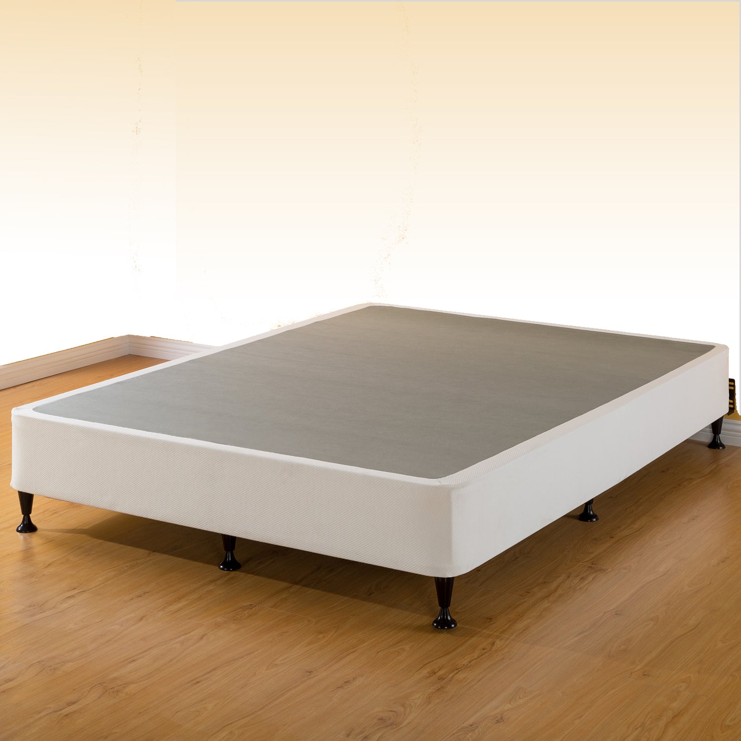 Keenan Fabric Bed Base White