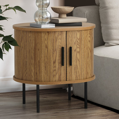 Crown Bedside Table Natural