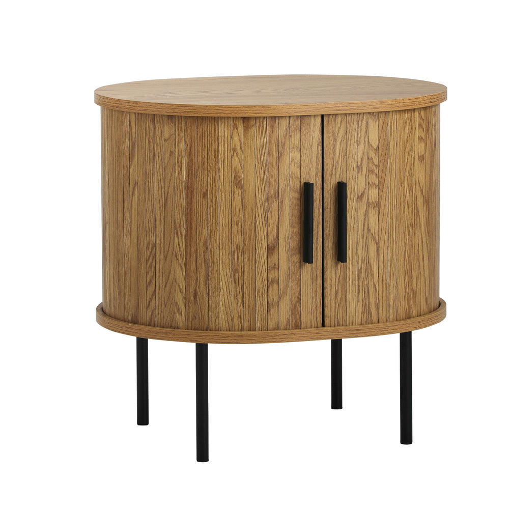 Crown Bedside Table Natural