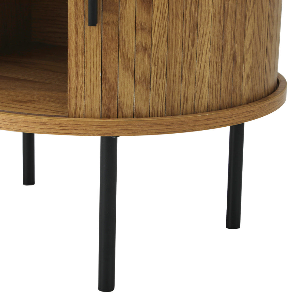 Crown Bedside Table Natural