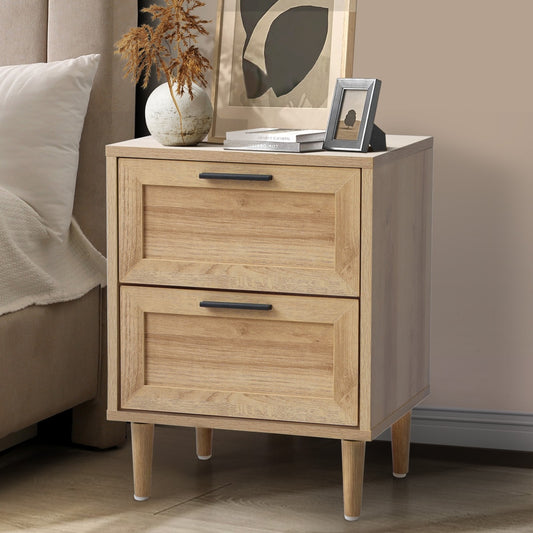 Hopkins 2 Drawer Bedside Table