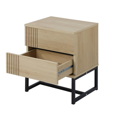 Michaela Bedside Table Natural