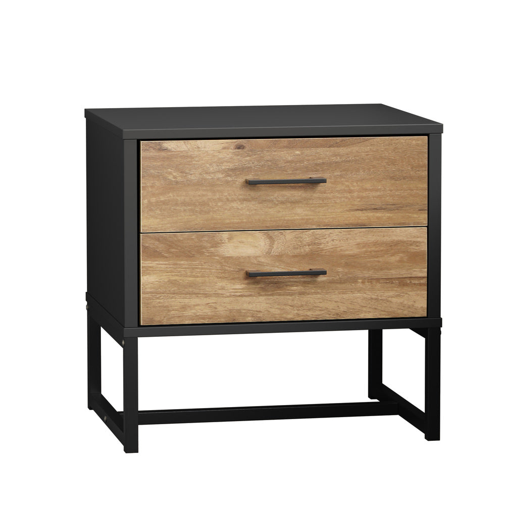 Xyla 2 Drawer Bedside Table