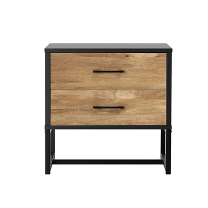 Xyla 2 Drawer Bedside Table