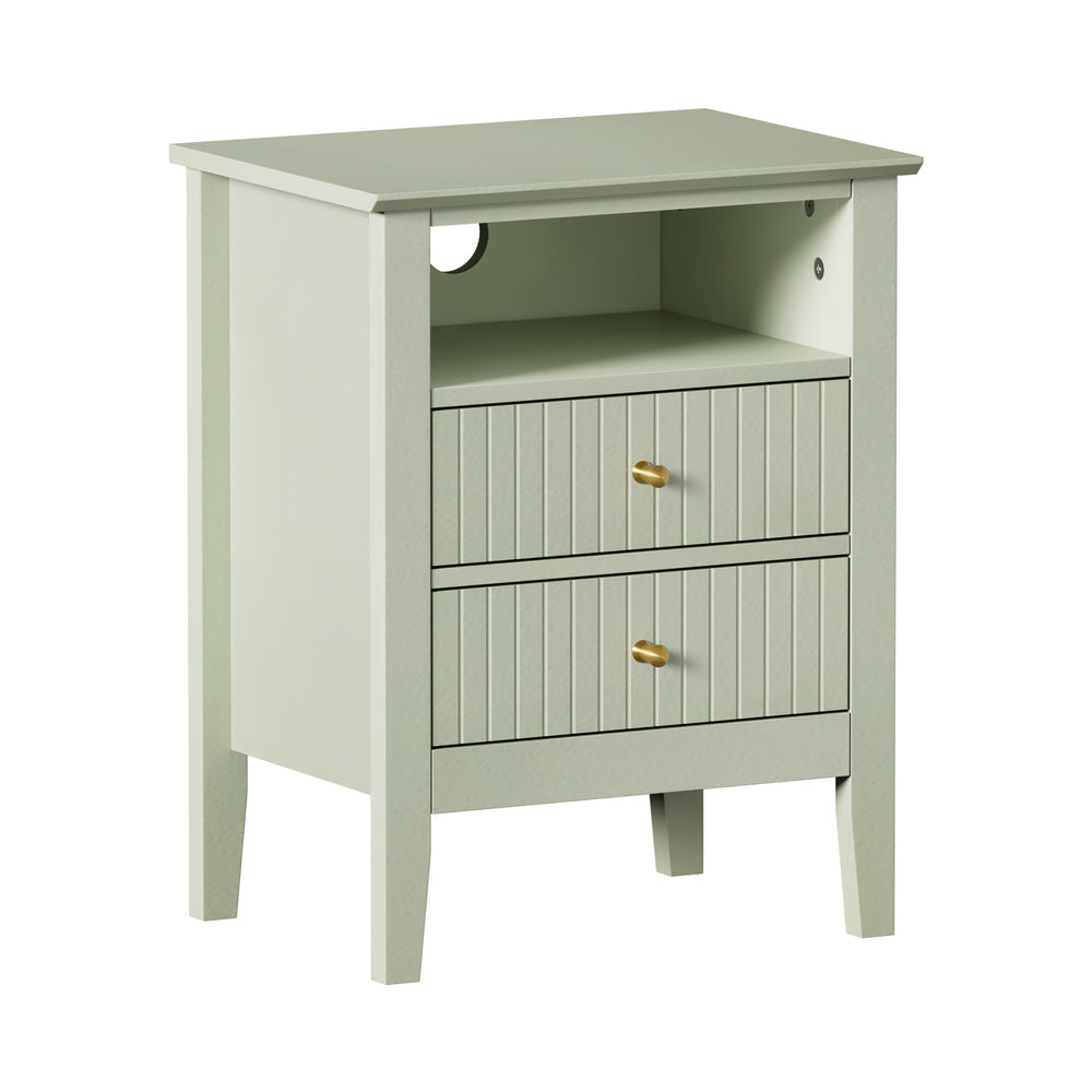 Vera Bedside Table with Shelf