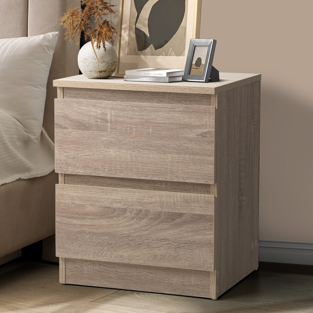 Fynch 2 Drawer Bedside Table