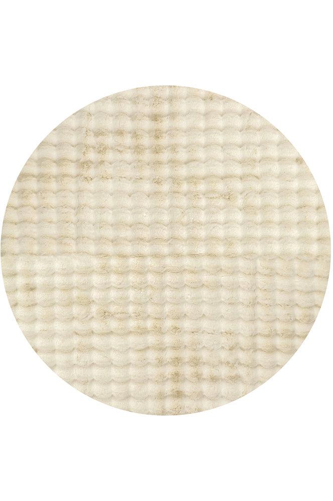Bubble Washable Rug Natural 150 x 150 CM