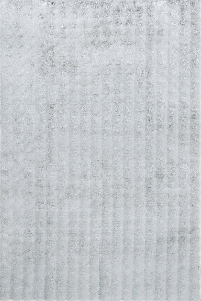 Bubble Washable Rug Silver 220 x 150 CM