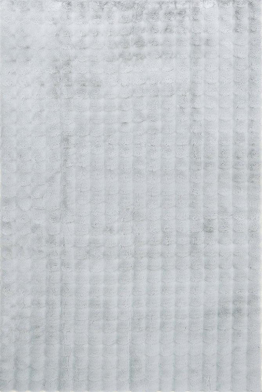 Bubble Washable Rug Silver 160 x 100 CM