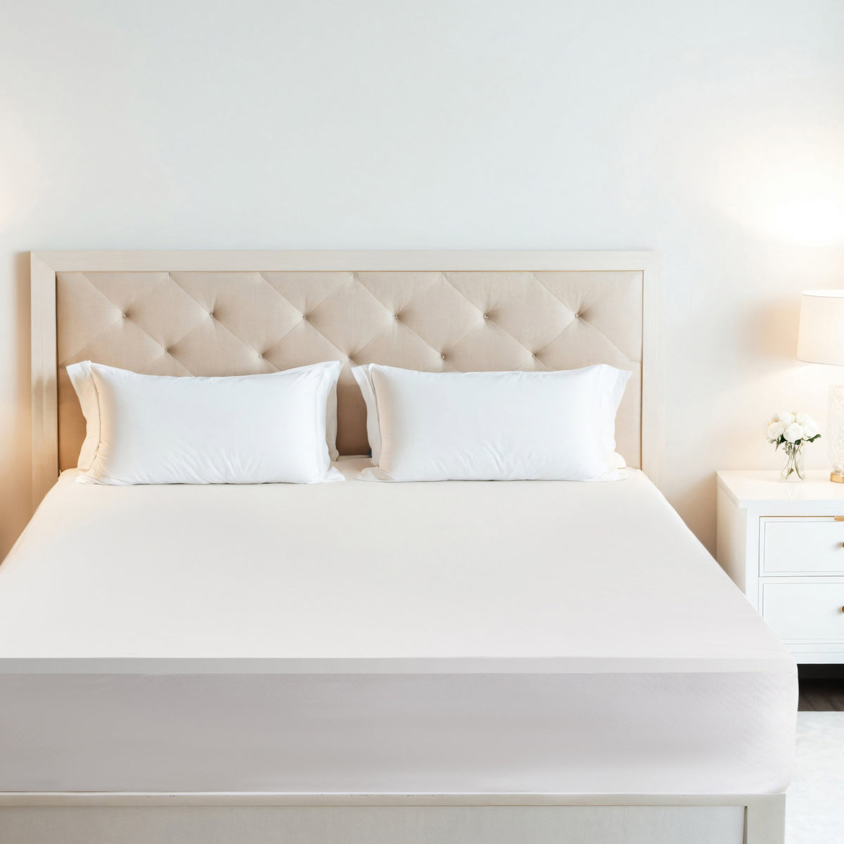 Modern Bamboo Mattress Protector Set