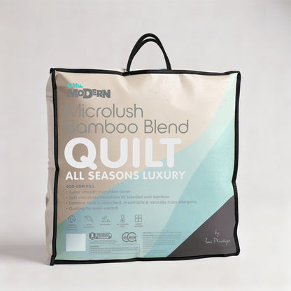 Modern Microlush Bamboo Blend Quilt
