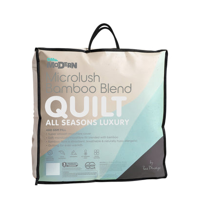 Modern Microlush Bamboo Blend Quilt