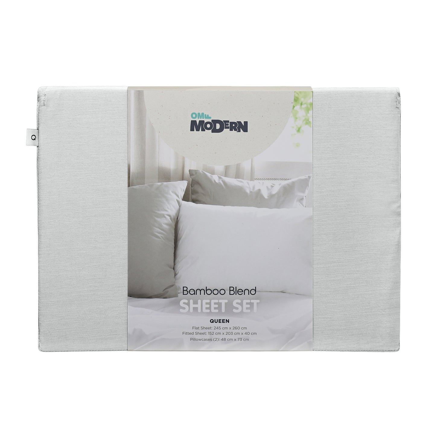 Modern Bamboo Blend Sheet Set- Pewter