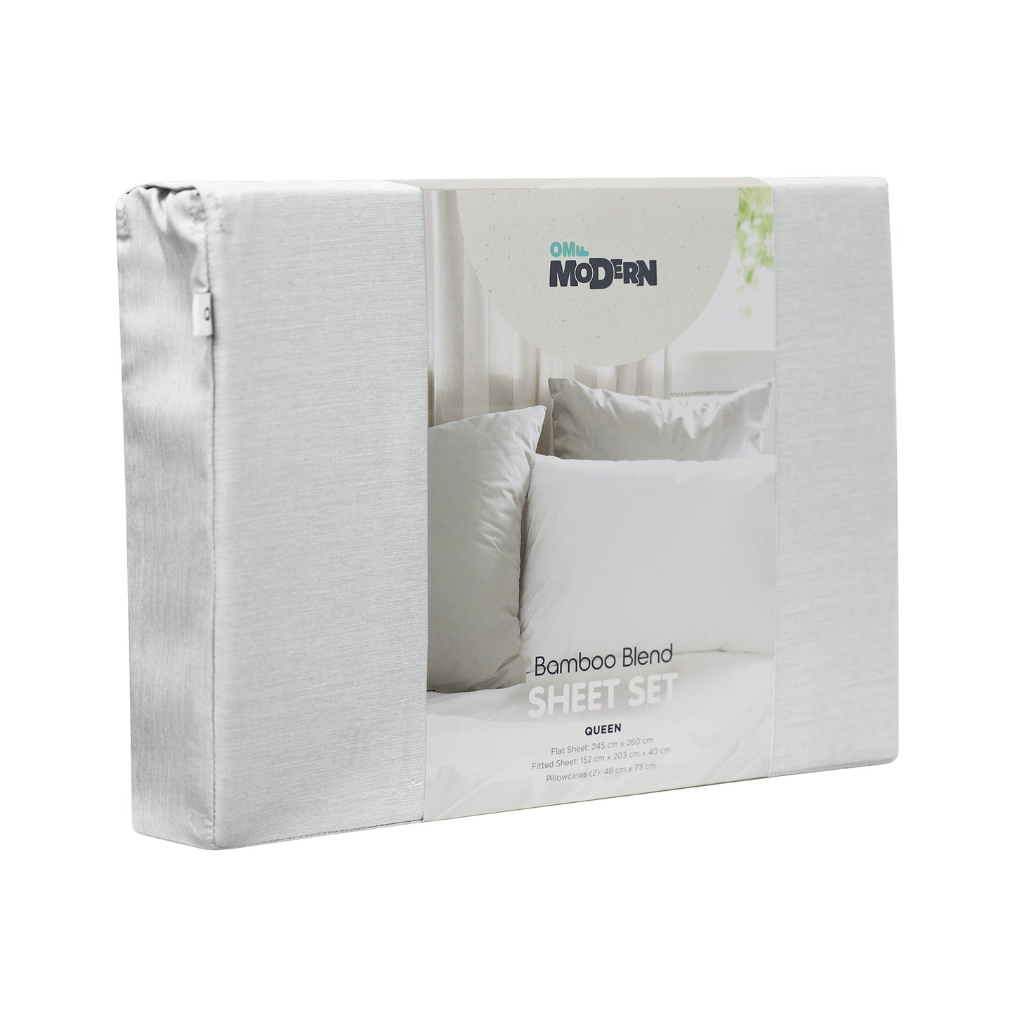 Modern Bamboo Blend Sheet Set- Pewter