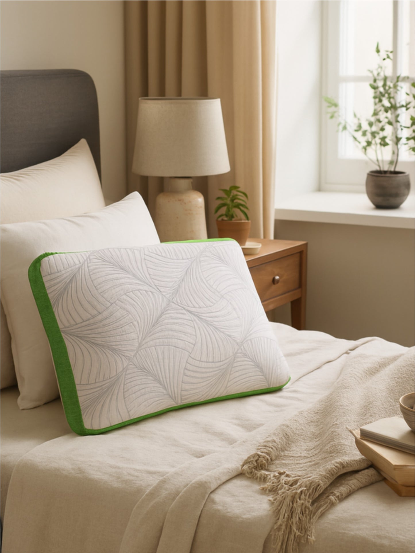 Modern Bamboo Touch Memory Foam Pillow