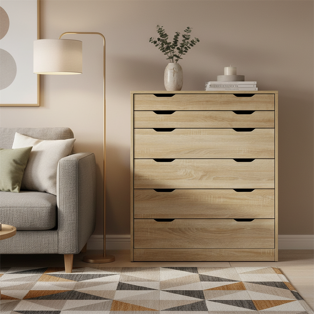 Dianne 6 Drawer Tallboy