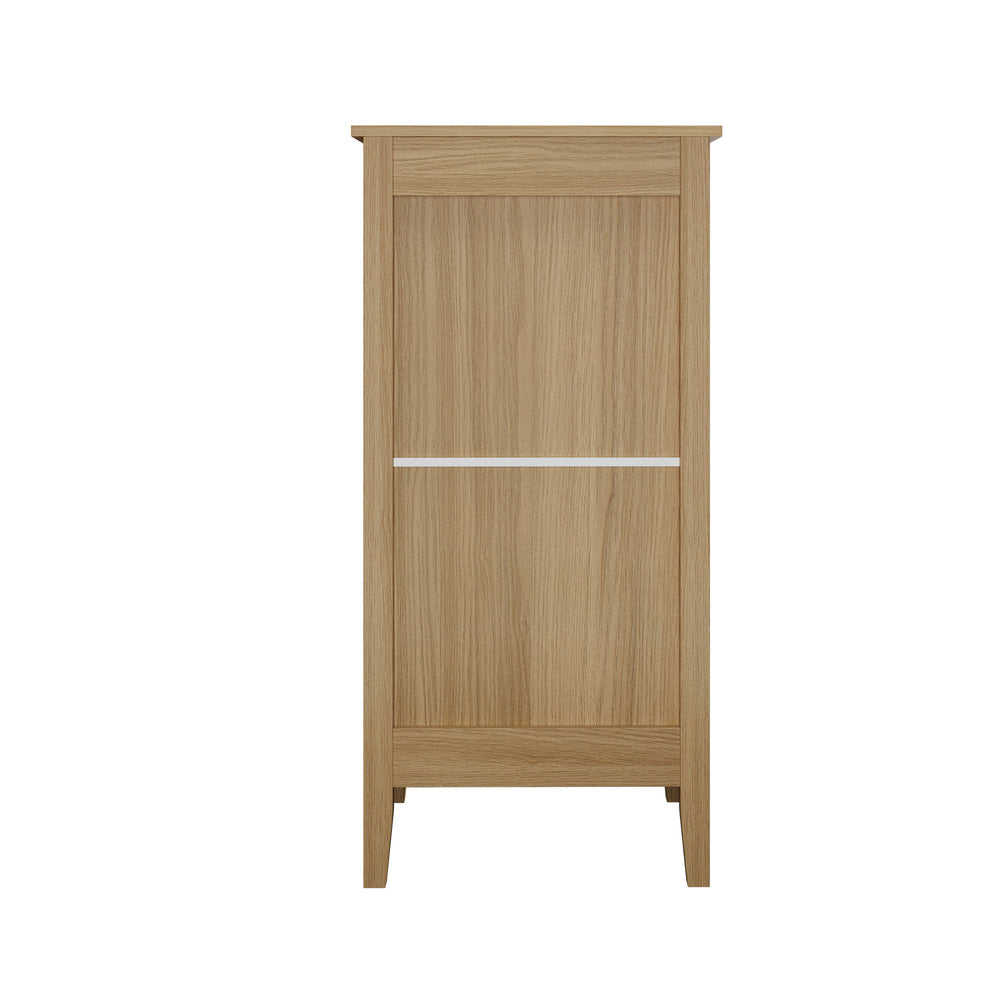 Hilda 5 Drawer Slim Tallboy Natural