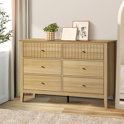 Hilda 6 Drawer Chest Natural