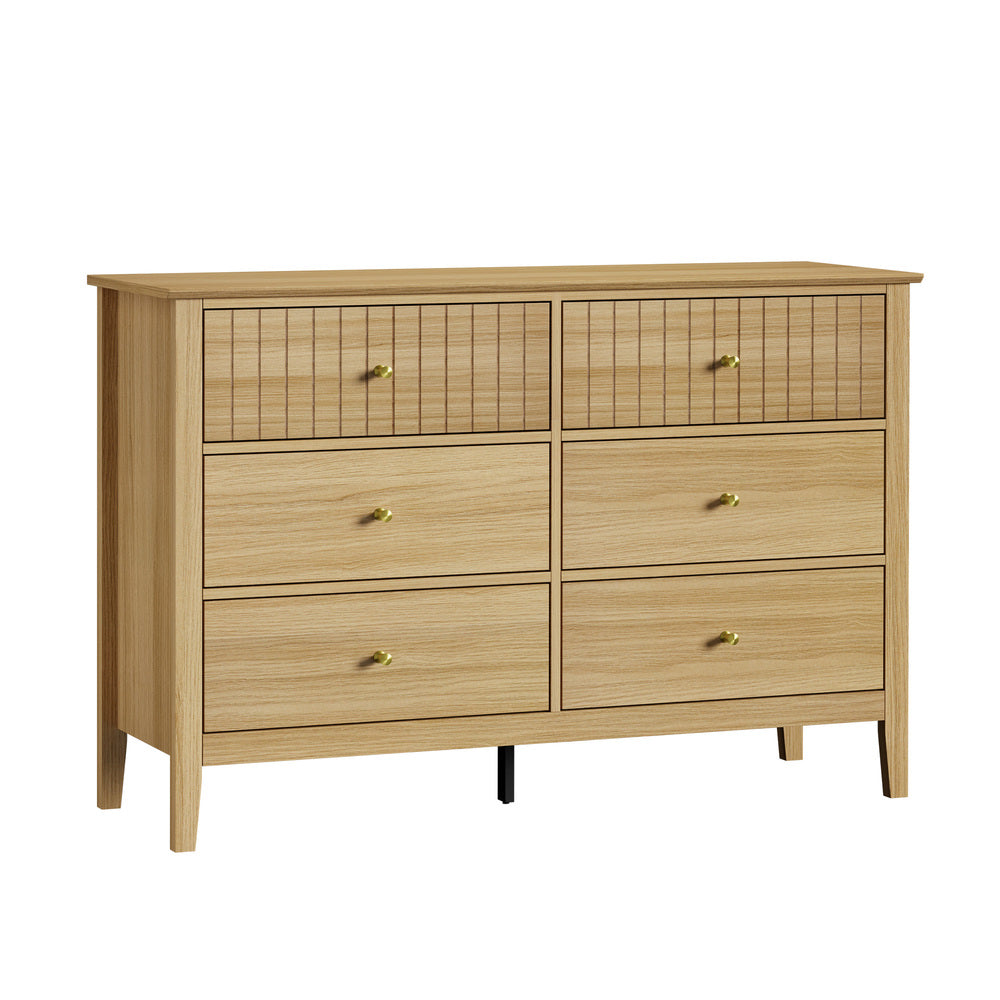 Hilda 6 Drawer Chest Natural