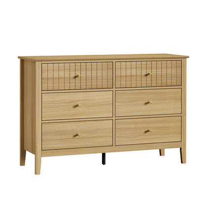 Hilda 6 Drawer Chest Natural