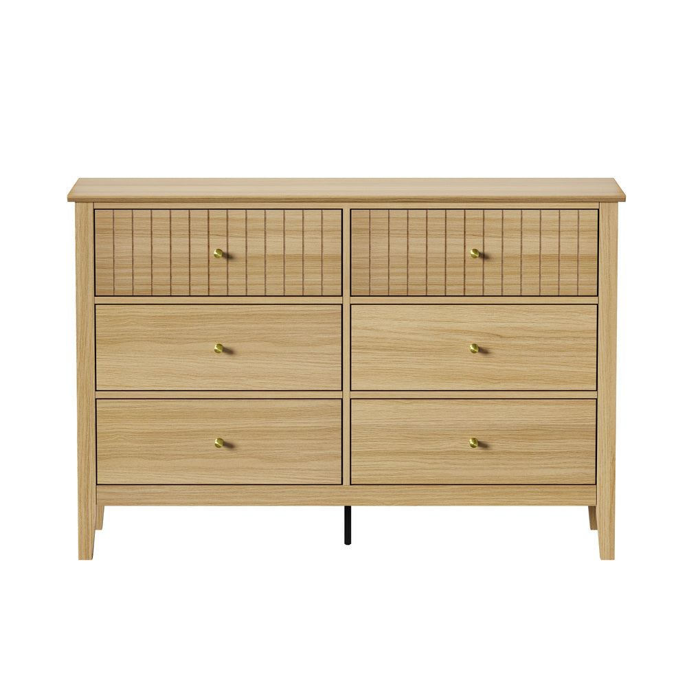 Hilda 6 Drawer Chest Natural