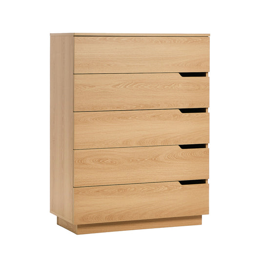 Soren 5 Drawer Tallboy Natural