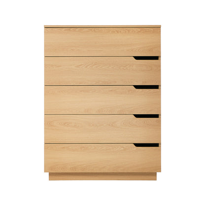 Soren 5 Drawer Tallboy Natural