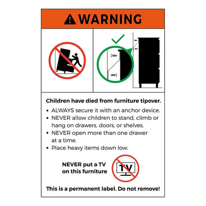 Mira 6 Drawer Chest Natural