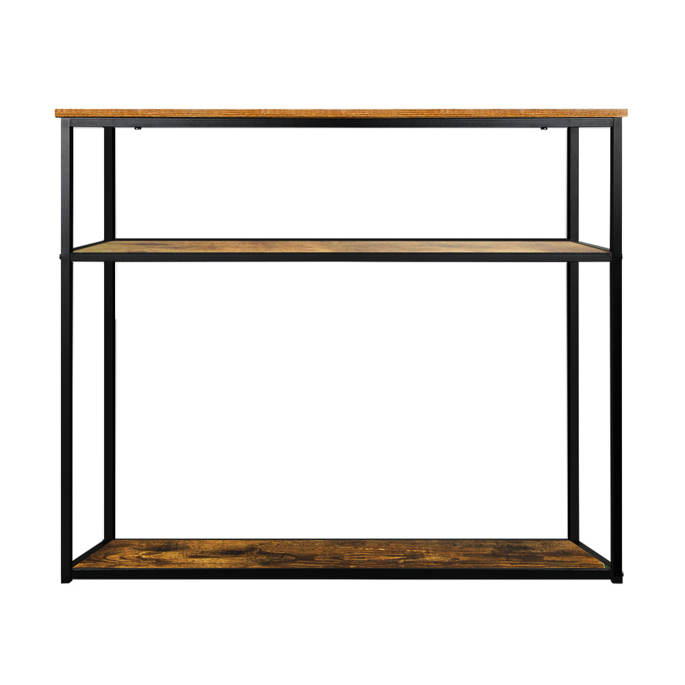 Polly 3 Tier Console Table Oak