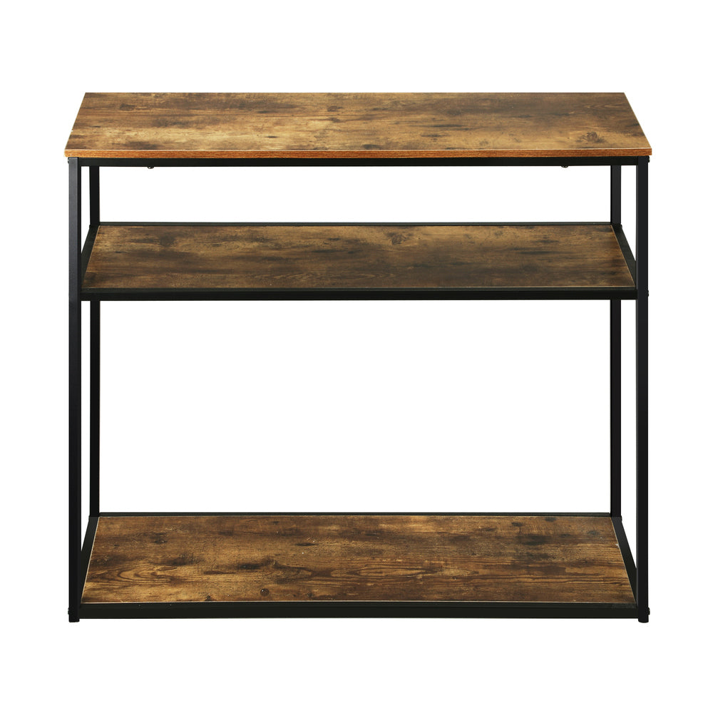 Polly 3 Tier Console Table Oak