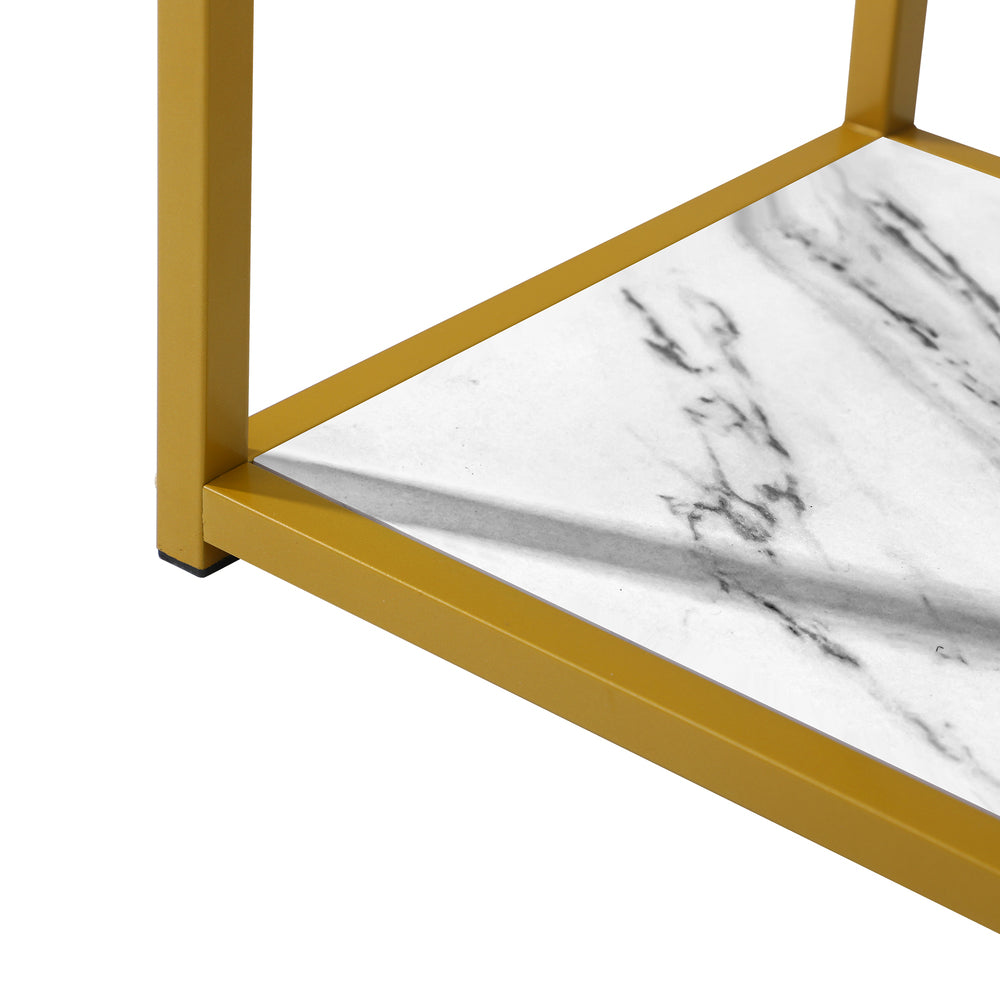 Polly 3 Tier Console Table White