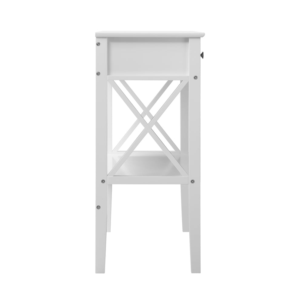 Long Island Console Table White