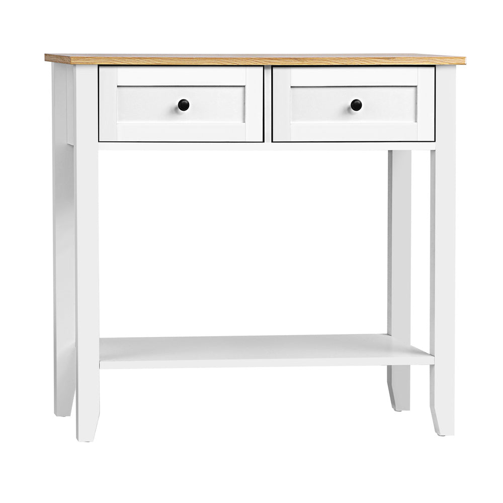 Aldan Console Table White