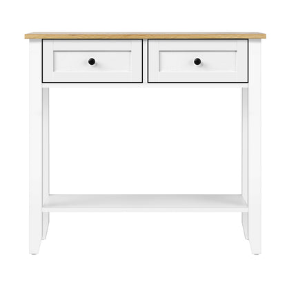 Aldan Console Table White