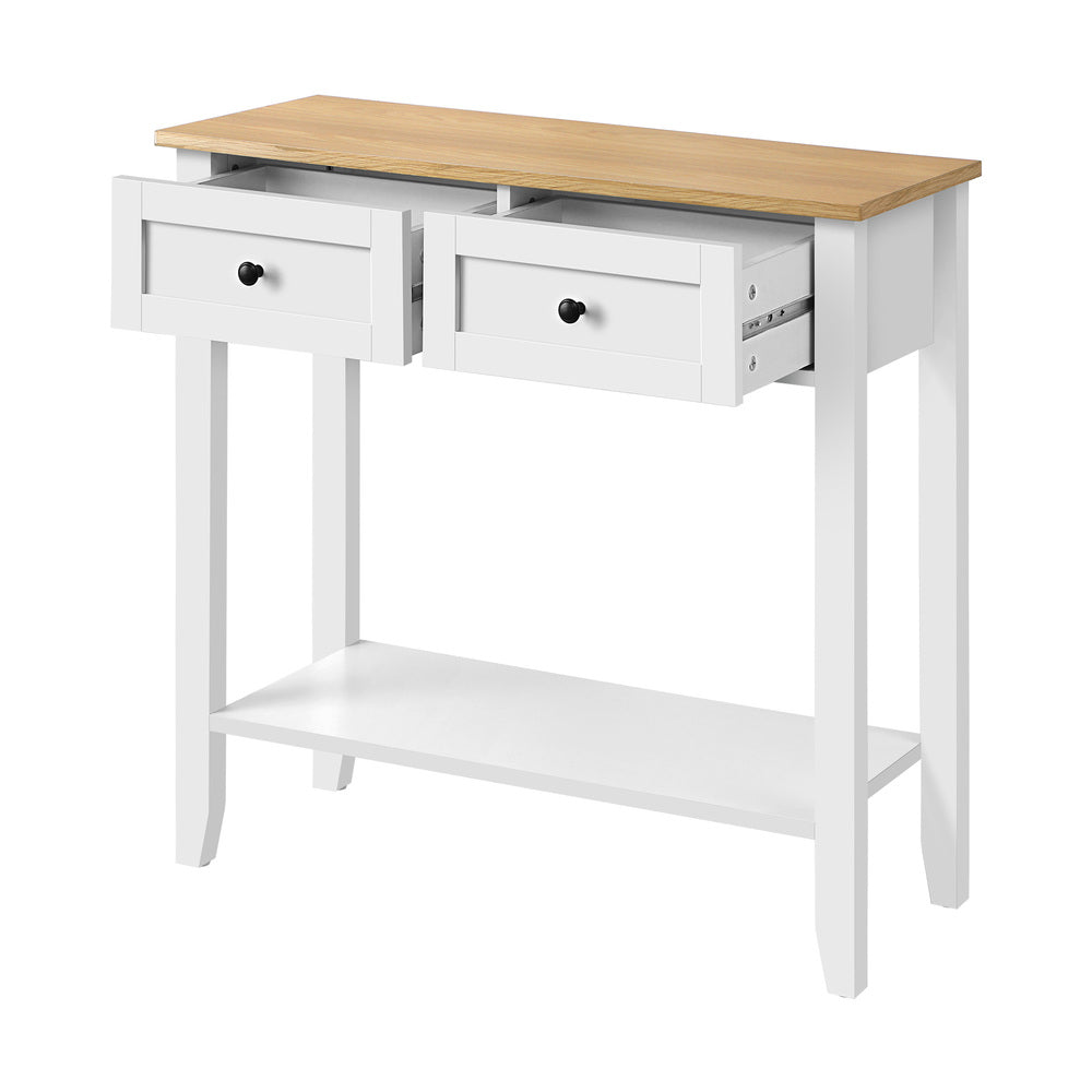 Aldan Console Table White