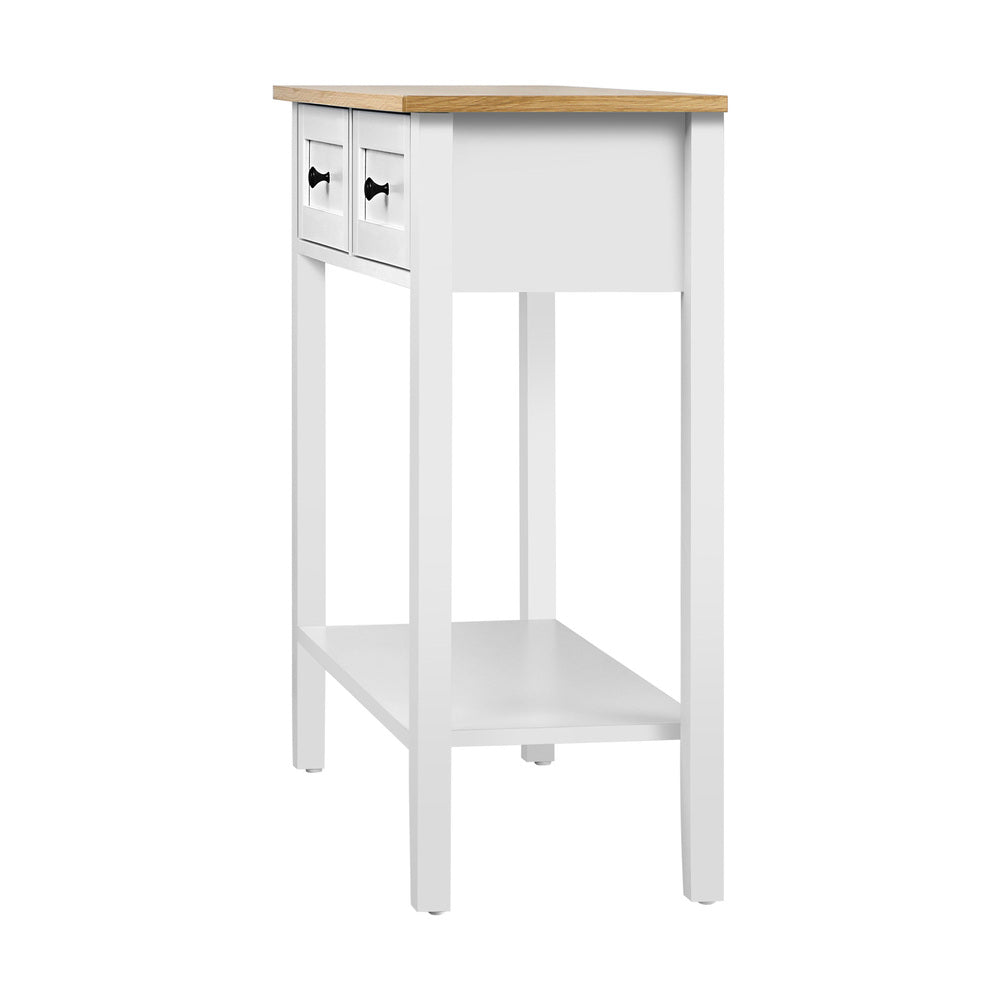 Aldan Console Table White